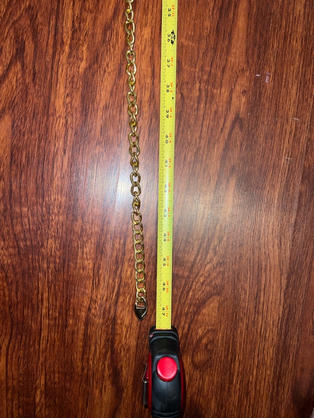 Gold Chain Link Waist Belt - Women's Accessory - Picture 2 of 2